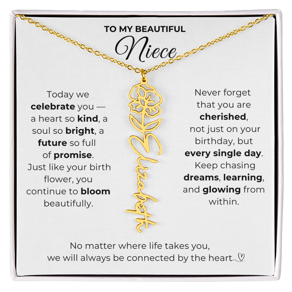 Personalized Niece Birthday Gift from Aunt or Uncle