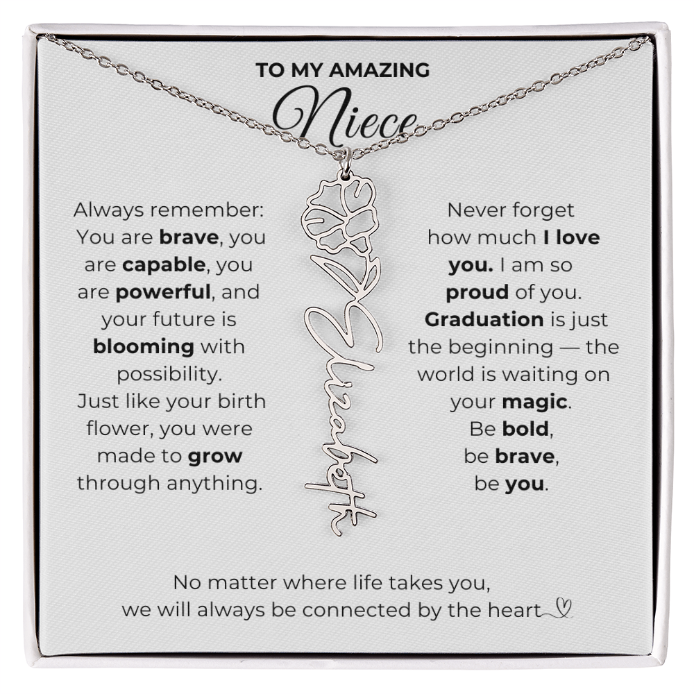 Personalized Niece Graduation Gift from Aunt or Uncle