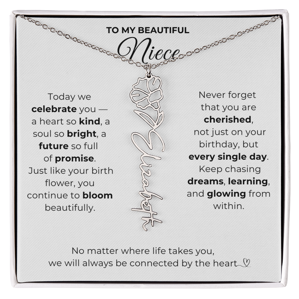 Personalized Niece Birthday Gift from Aunt or Uncle