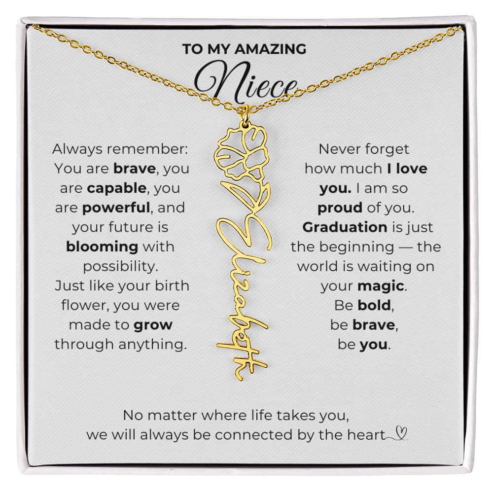 Personalized Niece Graduation Gift from Aunt or Uncle