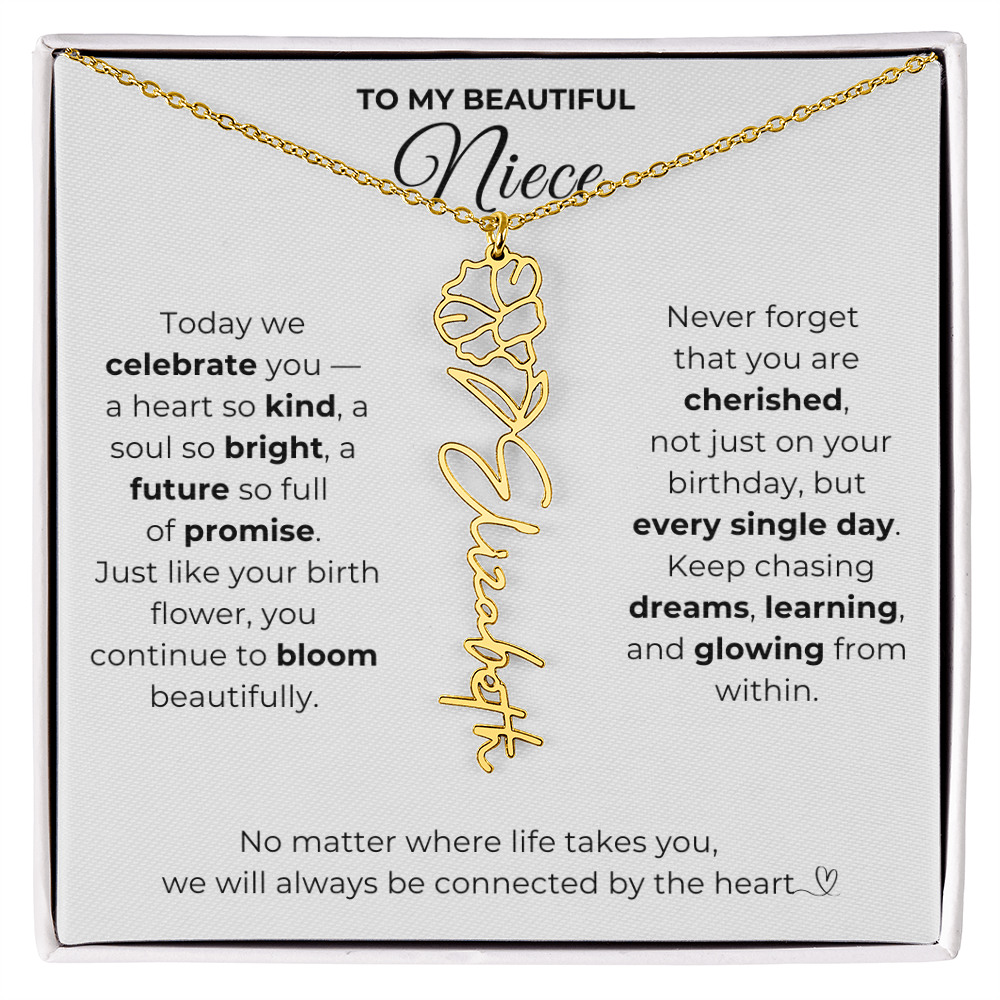 Personalized Niece Birthday Gift from Aunt or Uncle