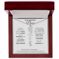 Personalized Name Necklace with Birth Flower For Niece-Be Your Amazing Self