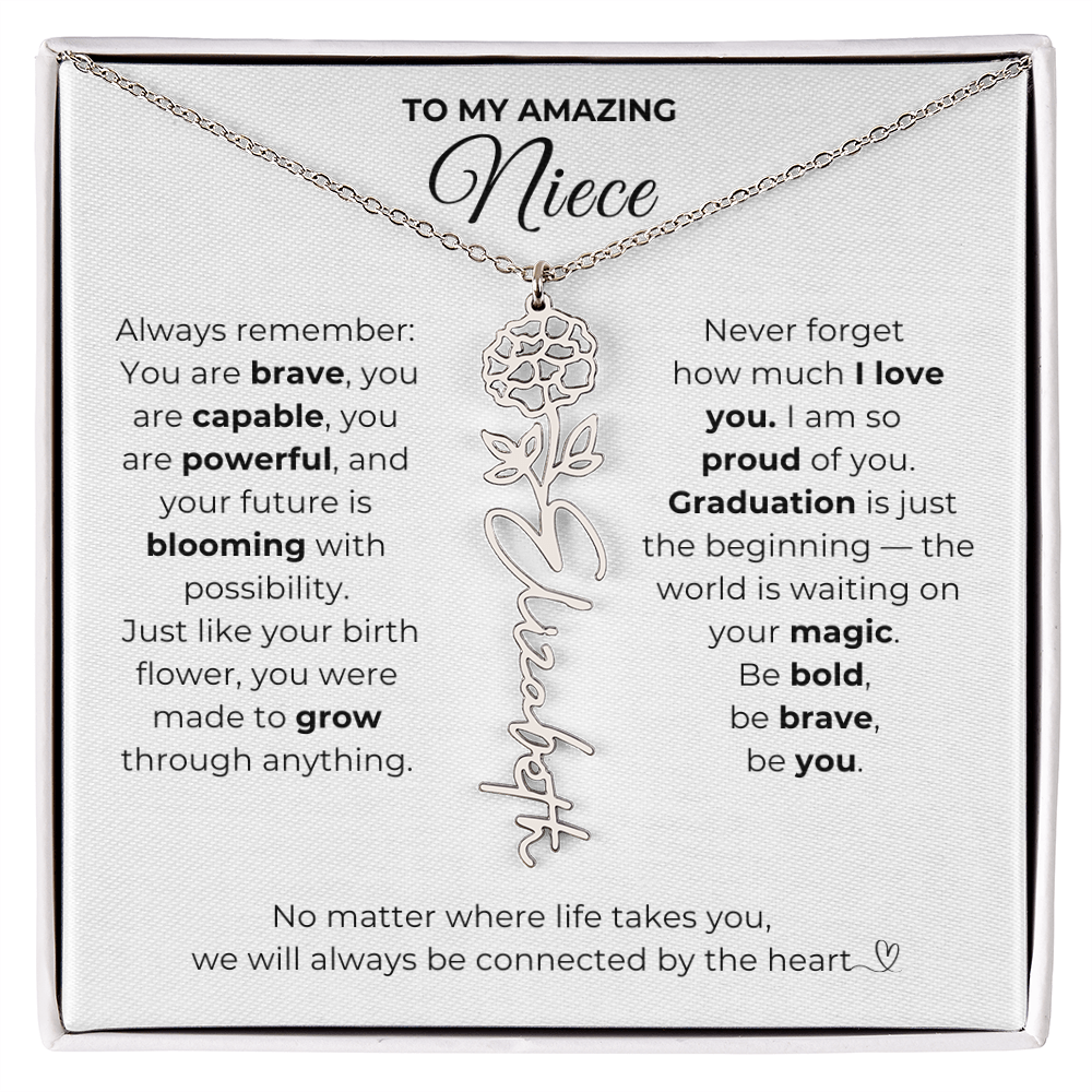 Personalized Niece Graduation Gift from Aunt or Uncle