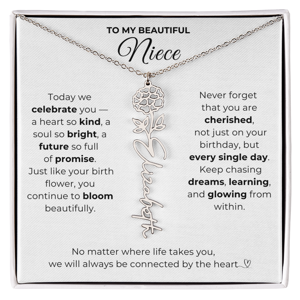 Personalized Niece Birthday Gift from Aunt or Uncle