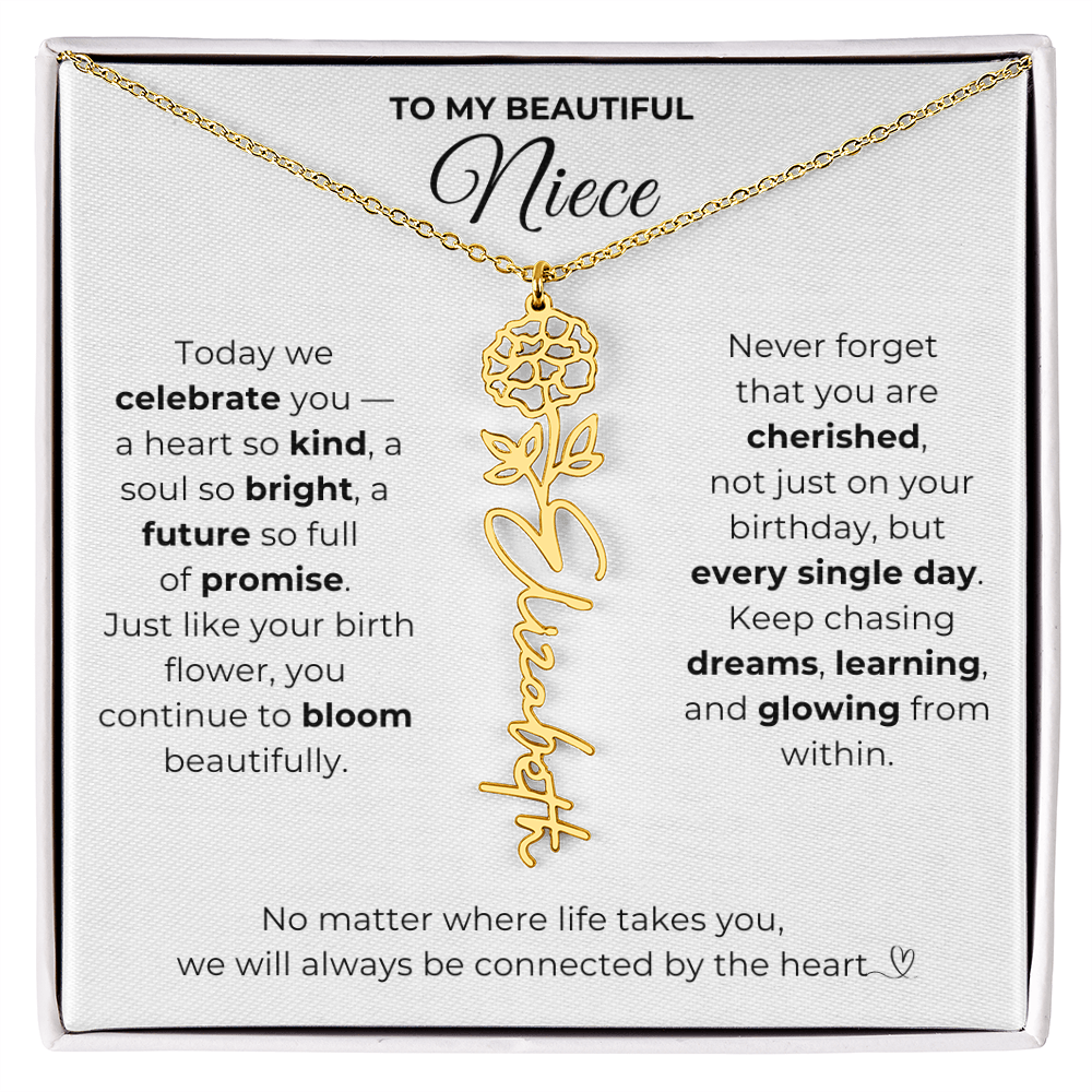 Personalized Niece Birthday Gift from Aunt or Uncle