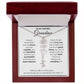 To My Amazing Grandma-"Vibrant Flower" Birth Month Name Necklace