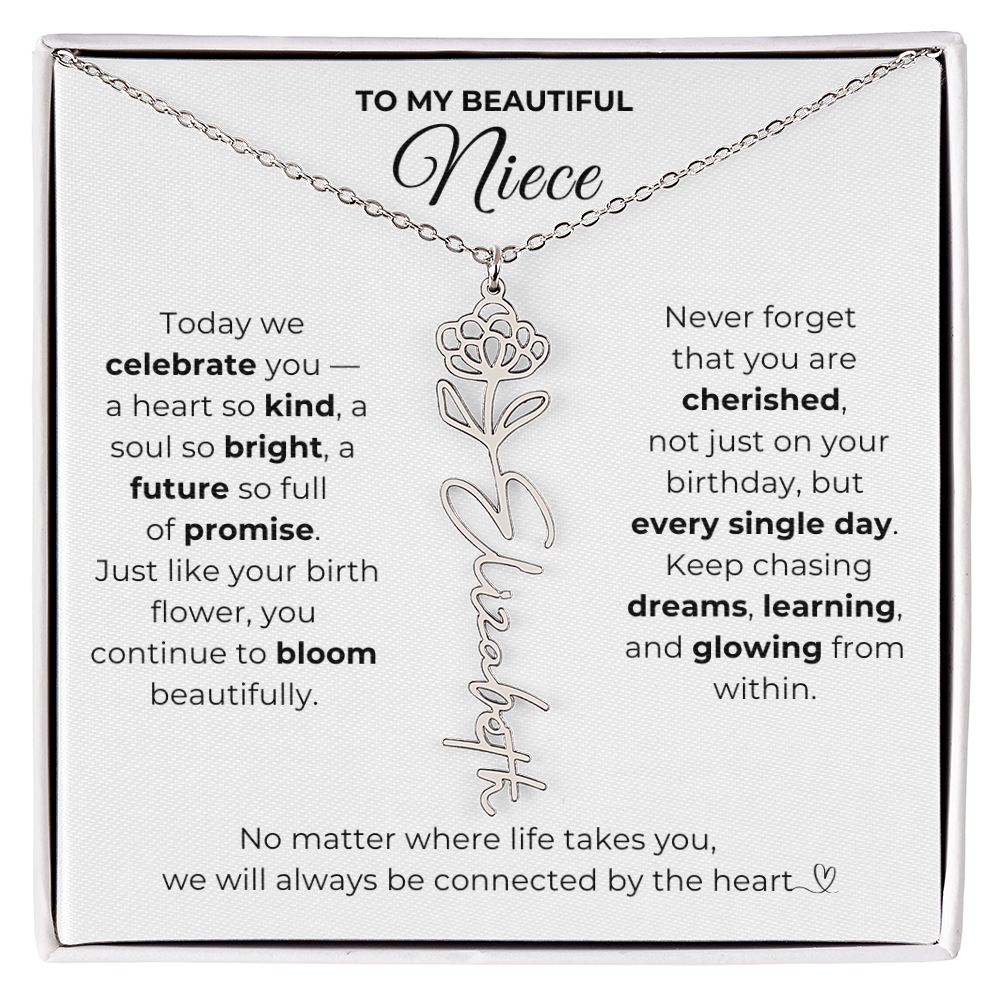 Personalized Niece Birthday Gift from Aunt or Uncle