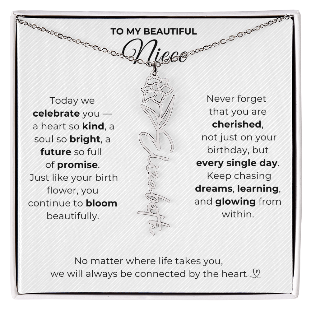 Personalized Niece Birthday Gift from Aunt or Uncle