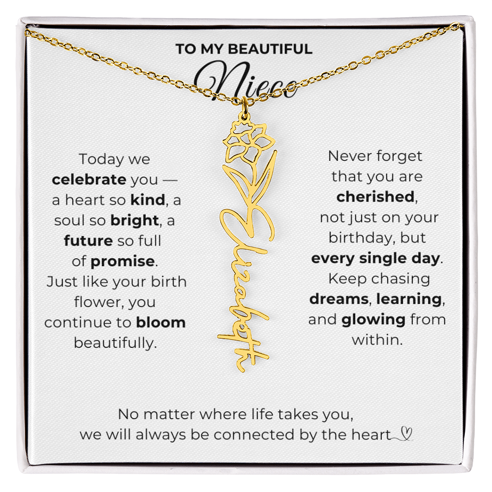 Personalized Niece Birthday Gift from Aunt or Uncle