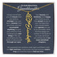To My Beautiful Granddaughter-"Always Remember" Birth Month Name Necklace