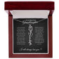 To My Beautiful Granddaughter-"Be Brave and Strong" Birth Month Name Necklace