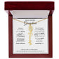 To My Amazing Grandma-"Vibrant Flower" Birth Month Name Necklace
