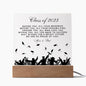 Class of 2023-Mom & Dad-Square Plaque