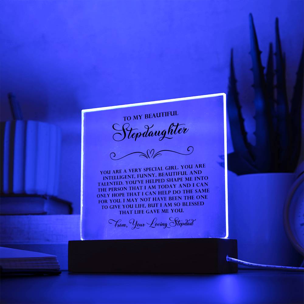 To My Beautiful Stepdaughter-"You Are Special" Plaque