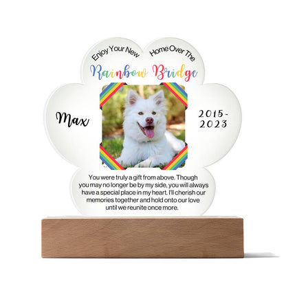 Pet Remembrance Plaque-Rainbow Bridge