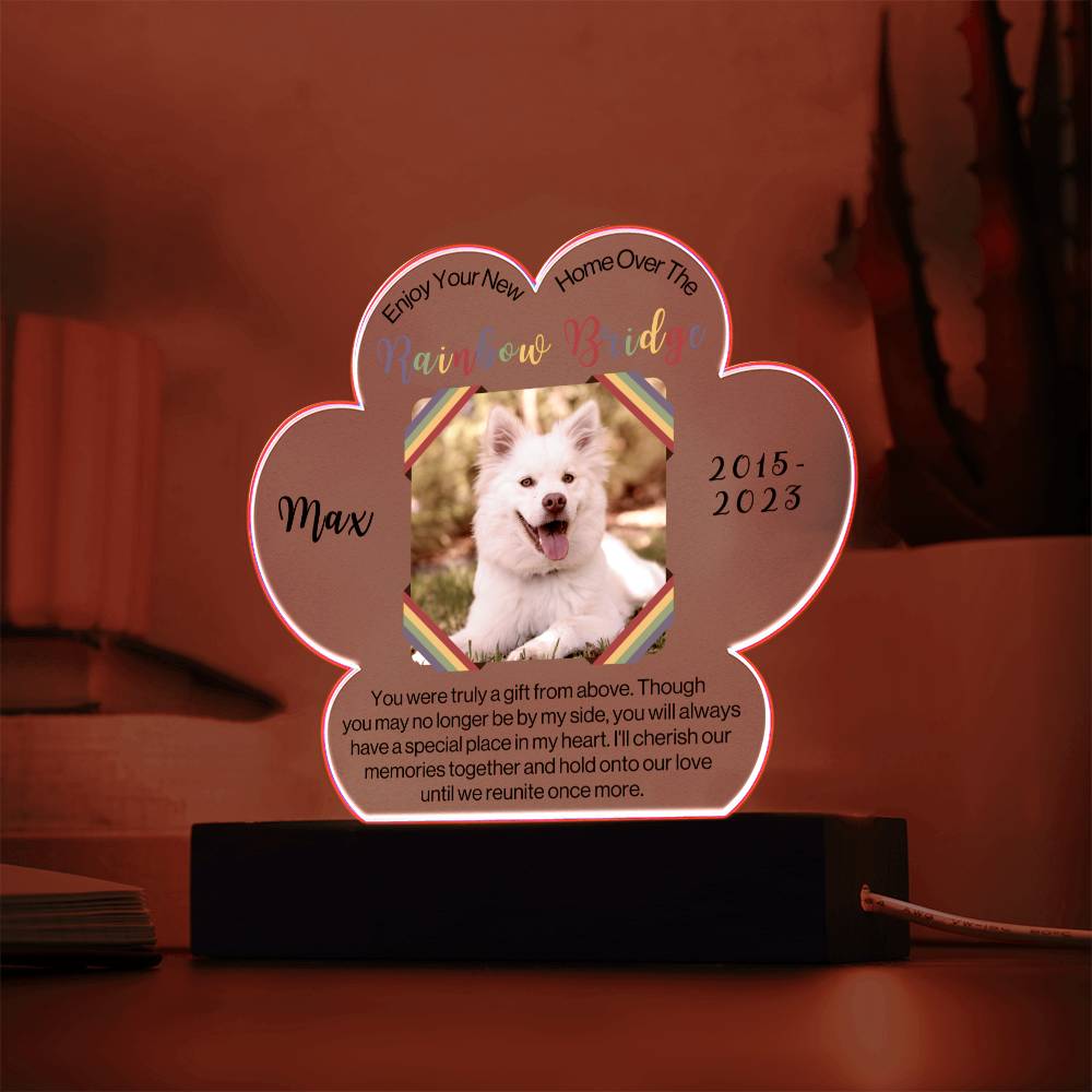 Pet Remembrance Plaque-Rainbow Bridge