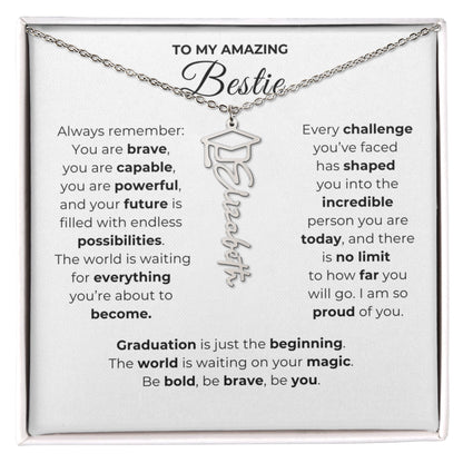 Personalized Best Friend Graduation Gift-So Proud of You