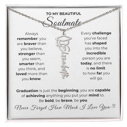 Personalized Soulmate Graduation Gift-So Proud of You