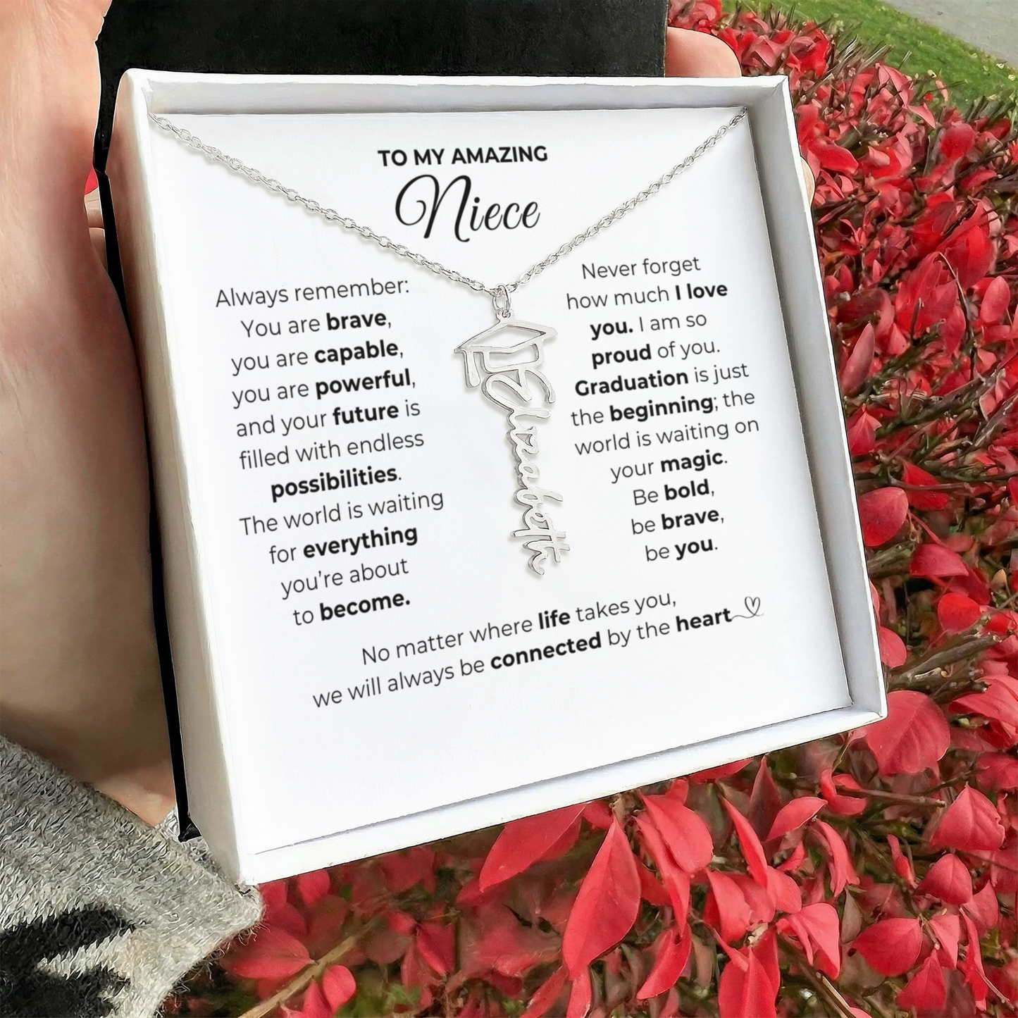 Personalized Niece Graduation Gift-So Proud of You