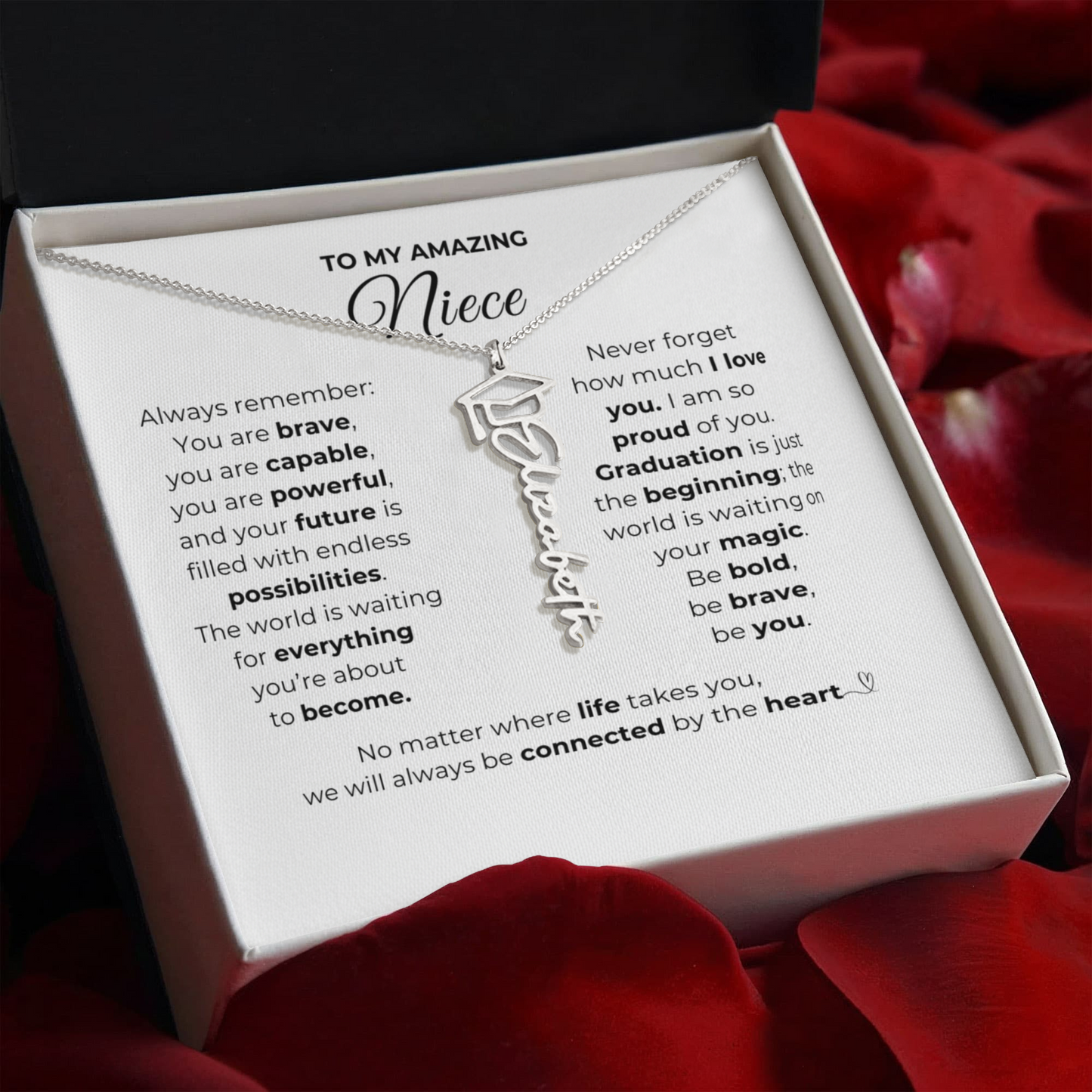 Personalized Niece Graduation Gift-So Proud of You