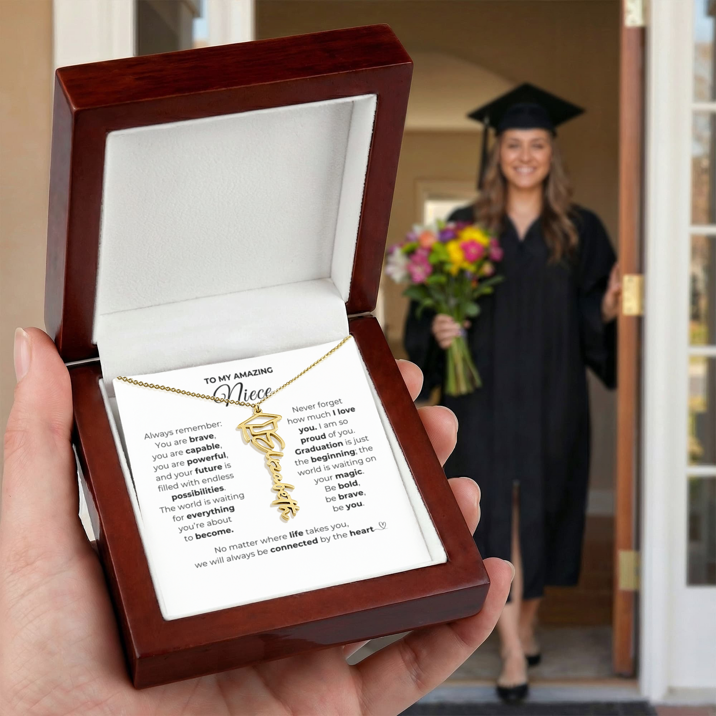 Personalized Niece Graduation Gift-So Proud of You