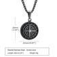 Personalized Compass Necklace for Bonus Son