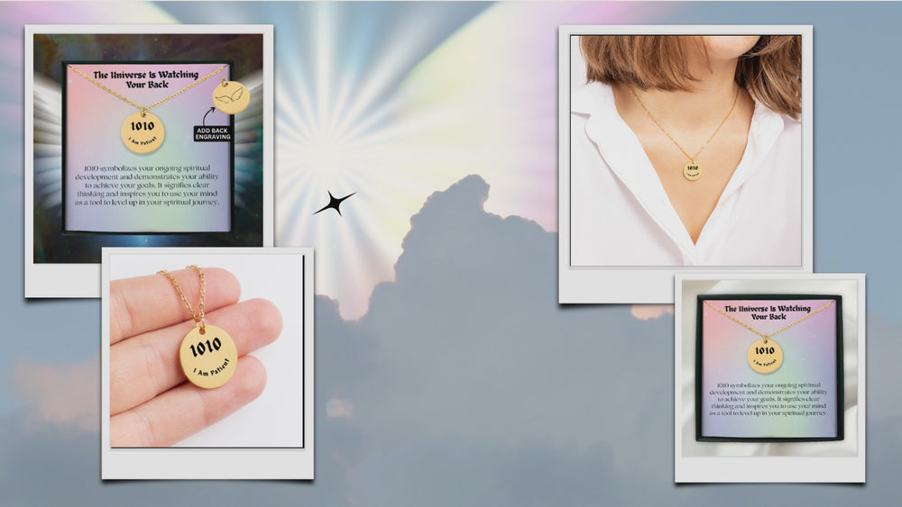 
                
                    Load and play video in Gallery viewer, 1010 Angel Number Necklace-&amp;quot;Uplevel Your Spirituality&amp;quot; Coin Necklace
                
            