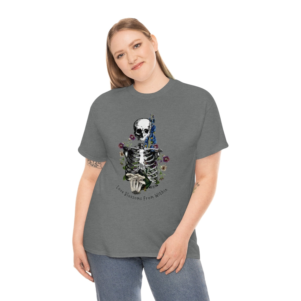 Love Blossoms Goth Shirt (gray)