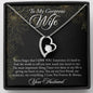 To My Gorgeous Wife-"My Heart Belongs to You" Forever Love Necklace