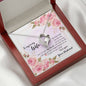 To My Lovely Wife Necklace-My Heart Beats For You