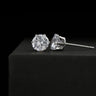 Zaya White Gold Dipped Clear Earrings