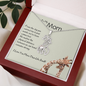To My Mom-"We Are Connected" Graceful Love Necklace