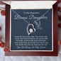 To My Bonus Daughter-"My Prayer For You" Forever Love Necklace