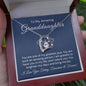 To My Amazing Granddaughter-"My Greatest Joy" Forever Love Necklace
