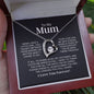 To My Mum-"Your Lessons" Forever Love Necklace