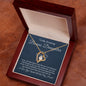 To My Bonus Daughter-"You Are My Blessing" Forever Love Necklace