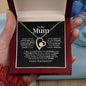 To My Mum-Your Love Forever Love Necklace