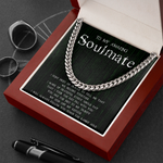 To My Amazing Soulmate-"We Belong Together" Link Chain
