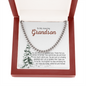 To My Amazing Grandson-"I Am Grateful" Cuban Chain