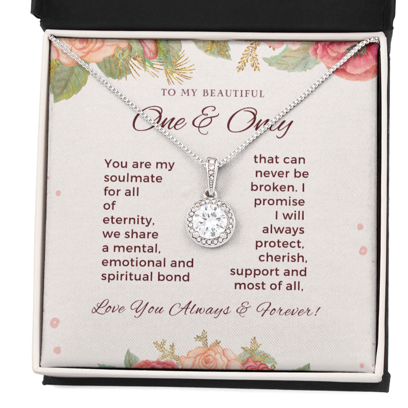To My Beautiful One and Only-"Forever Love" Eternal Necklace