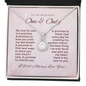 To My Beautiful One and Only-"My Vow to You" Eternal Necklace