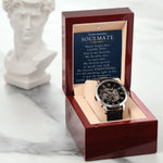 To My Soulmate-"My Heart Is Yours" Openwork Watch