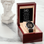 "Dad, You Have Loved Me" Openwork Watch