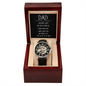 "Dad, You Have Loved Me" Openwork Watch