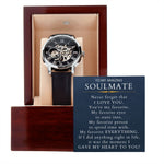 To My Soulmate-"My Heart Is Yours" Openwork Watch