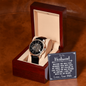 To My Husband - "Meeting You Was Fate" Openwork Watch