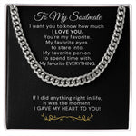 To My Soulmate-"My Heart is Yours" Link Chain