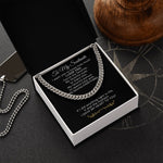 To My Soulmate-"My Heart is Yours" Link Chain