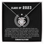Class of 2023-"Make A Difference" Love Knot Necklace