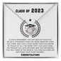 Class of 2023-"Always Remember" Love Knot Necklace